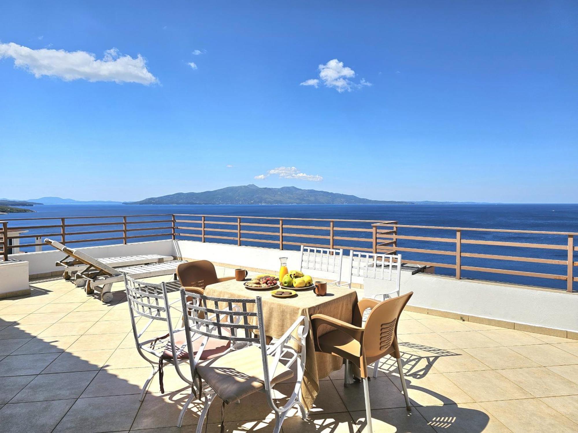 Апартаменти Sunset Penthouse Саранда Екстер'єр фото